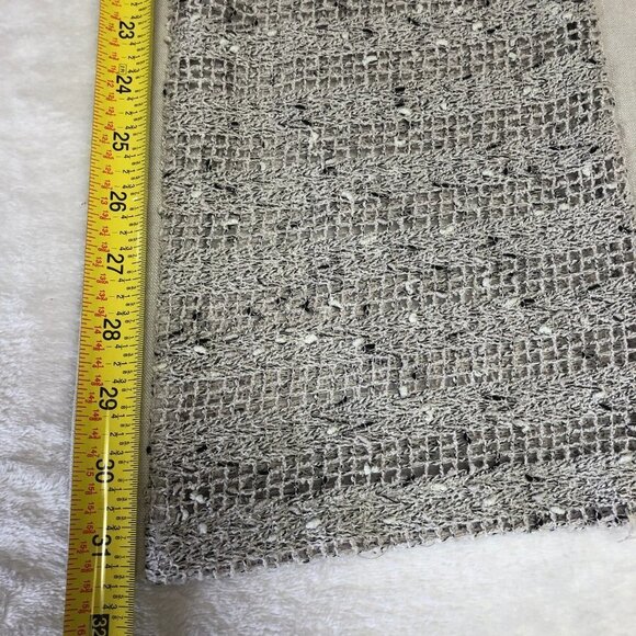 Tobi Extra Long Button Down Oatmeal w/Black Loose Knit Cardigan Size Small - Picture 10 of 13